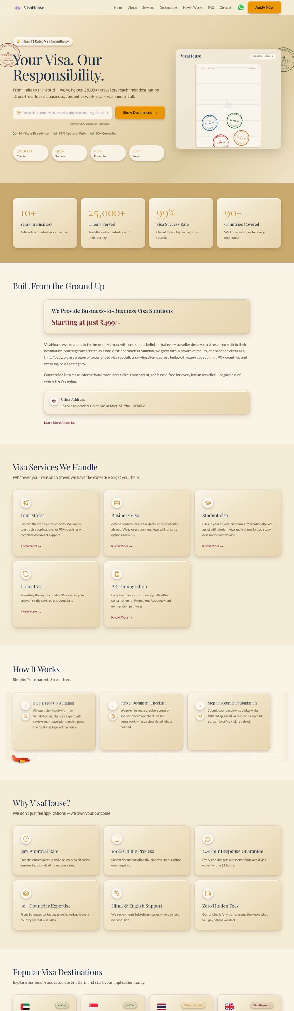 VisaHouse — Visa consultancy